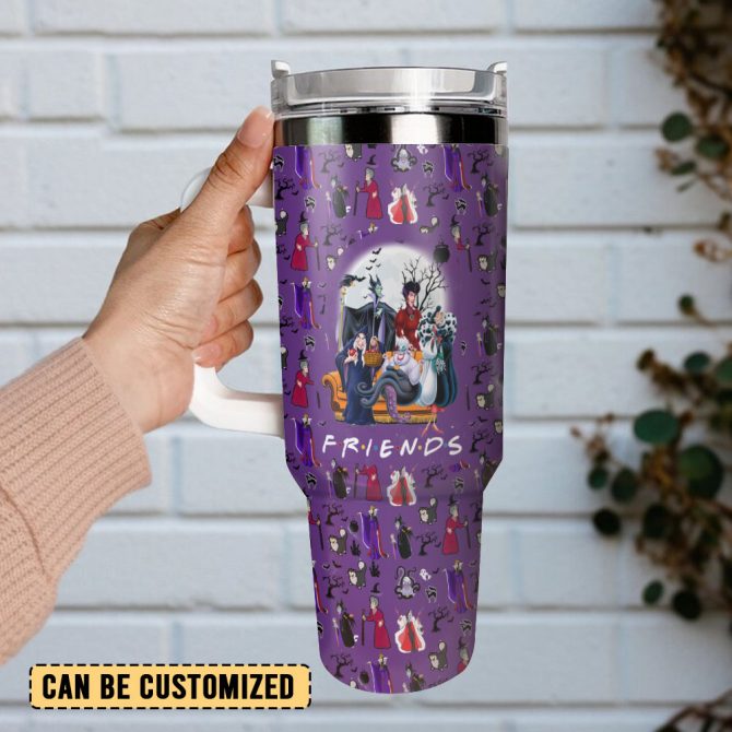 Disney Villains Cartoon Custom Stanley Quencher 40Oz Stainless Steel Tumbler With Handle - Image 3