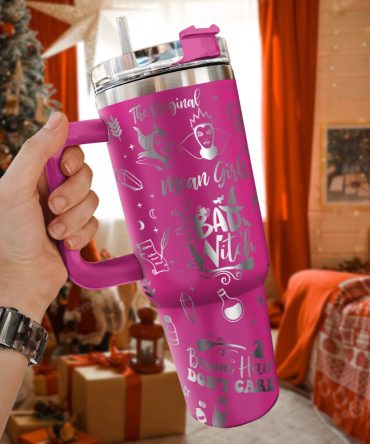 Disney Villains Cartoon Custom Stanley Quencher 40Oz Stainless Steel Tumbler With Handle