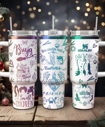 Disney Villains Cartoon Custom Stanley Quencher 40Oz Stainless Steel Tumbler With Handle