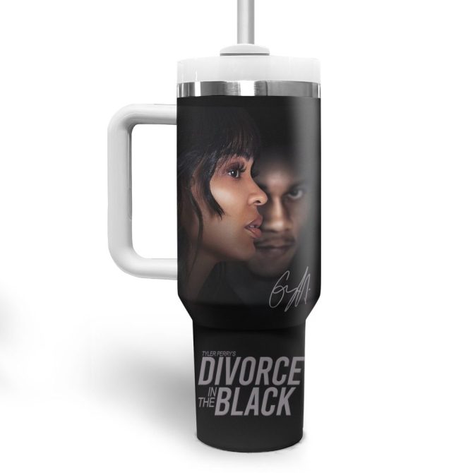 Divorce In The Black Movies Custom Stanley Quencher 40Oz Stainless Steel Tumbler - Image 3