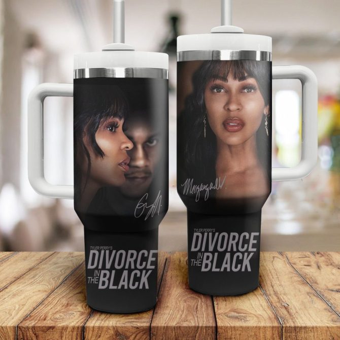 Divorce In The Black Movies Custom Stanley Quencher 40Oz Stainless Steel Tumbler - Image 2