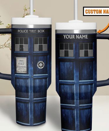 Doctor Who Tv Series Custom Stanley Quencher 40Oz Stainless Steel Tumbler