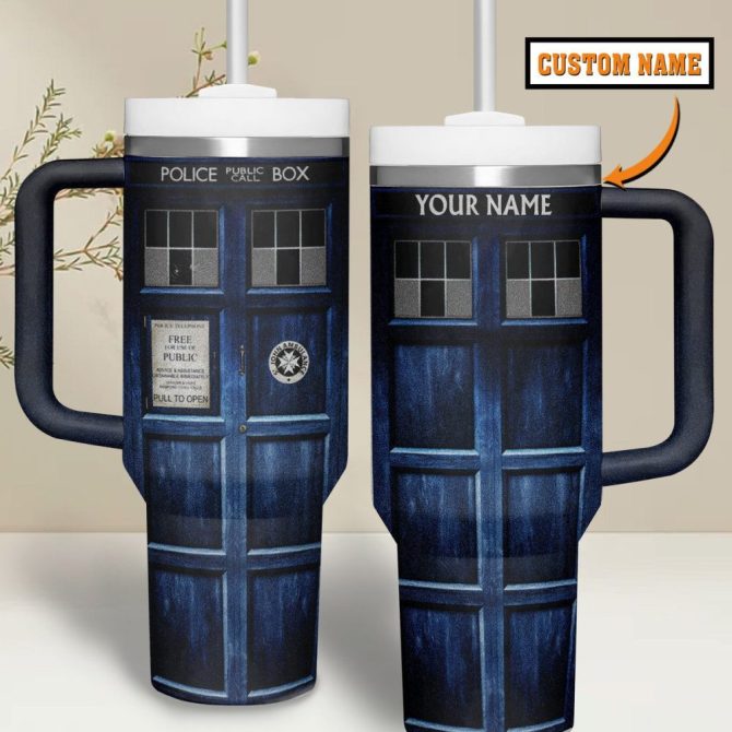 Doctor Who Tv Series Custom Stanley Quencher 40Oz Stainless Steel Tumbler