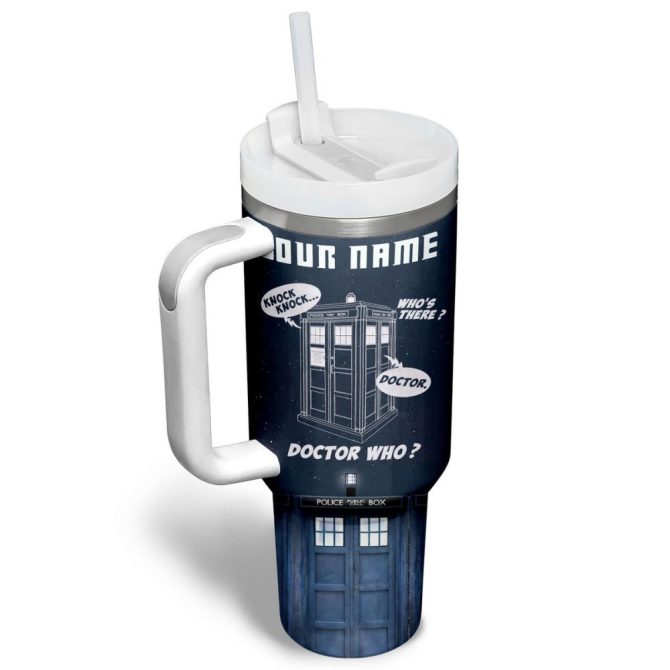 Doctor Who Tv Series Custom Stanley Quencher 40Oz Stainless Steel Tumbler - Image 2