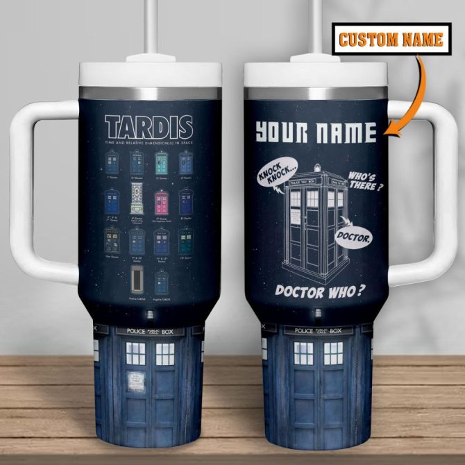 Doctor Who Tv Series Custom Stanley Quencher 40Oz Stainless Steel Tumbler - Image 4