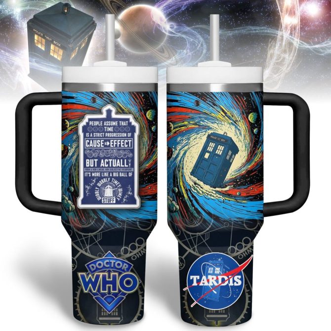 Doctor Who Tv Series Custom Stanley Quencher 40Oz Stainless Steel Tumbler