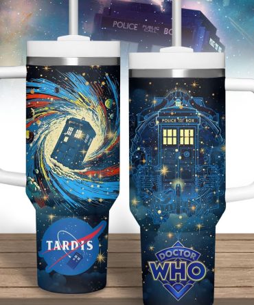 Doctor Who Tv Series Custom Stanley Quencher 40Oz Stainless Steel Tumbler With Handle