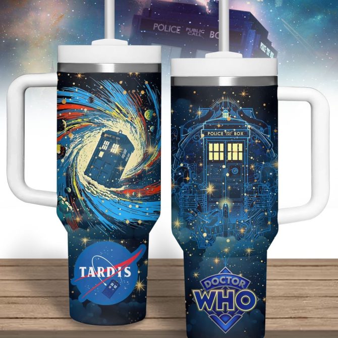 Doctor Who Tv Series Custom Stanley Quencher 40Oz Stainless Steel Tumbler With Handle