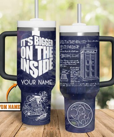 Doctor Who Tv Series Custom Stanley Quencher 40Oz Stainless Steel Tumbler With Handle
