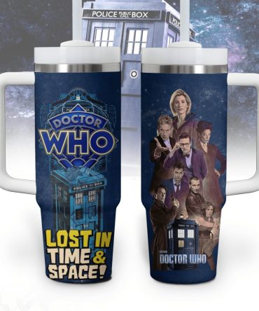 Doctor Who Tv Series Custom Stanley Quencher 40Oz Stainless Steel Tumbler With Handle