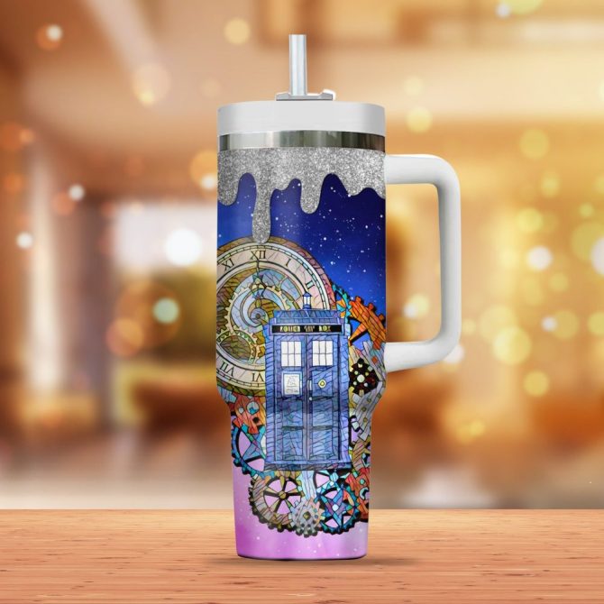 Doctor Who Tv Series Custom Stanley Quencher 40Oz Stainless Steel - Image 3