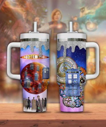 Doctor Who Tv Series Custom Stanley Quencher 40Oz Stainless Steel