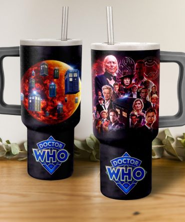 Doctor Who Tv Series Custom Stanley Quencher 40Oz Stainless Steel