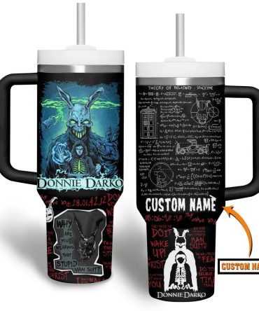Donnie Darko Movies Custom Stanley Quencher 40Oz Stainless Steel Tumbler With Handle
