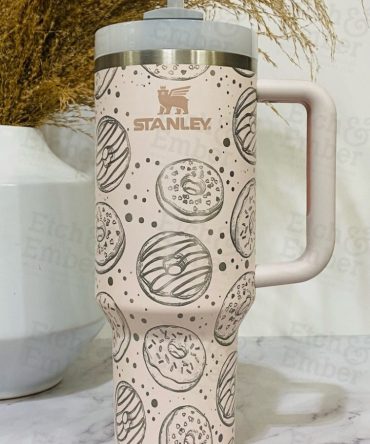 Donuts Custom Stanley Quencher 40Oz Stainless Steel Tumbler