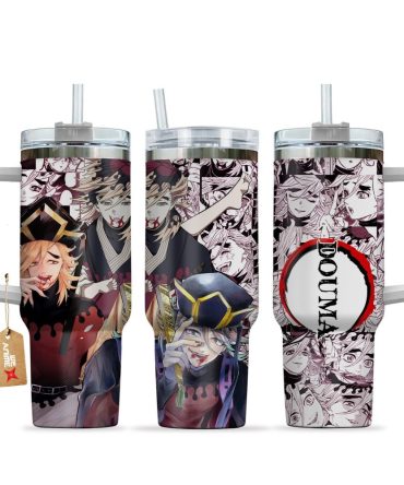 Douma Demon Slayer Anime Custom Stanley Quencher 40Oz Stainless Steel Tumbler