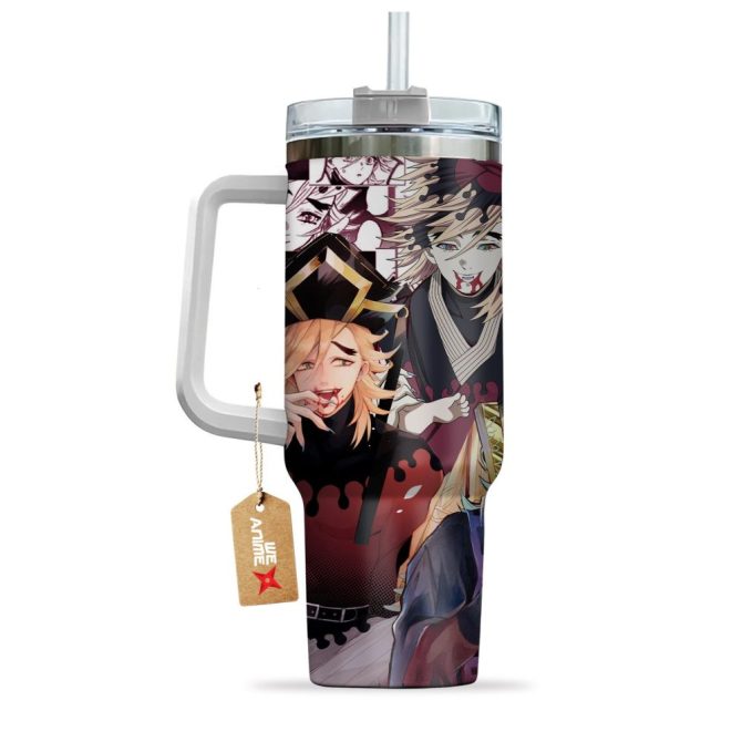 Douma Demon Slayer Anime Custom Stanley Quencher 40Oz Stainless Steel Tumbler - Image 4