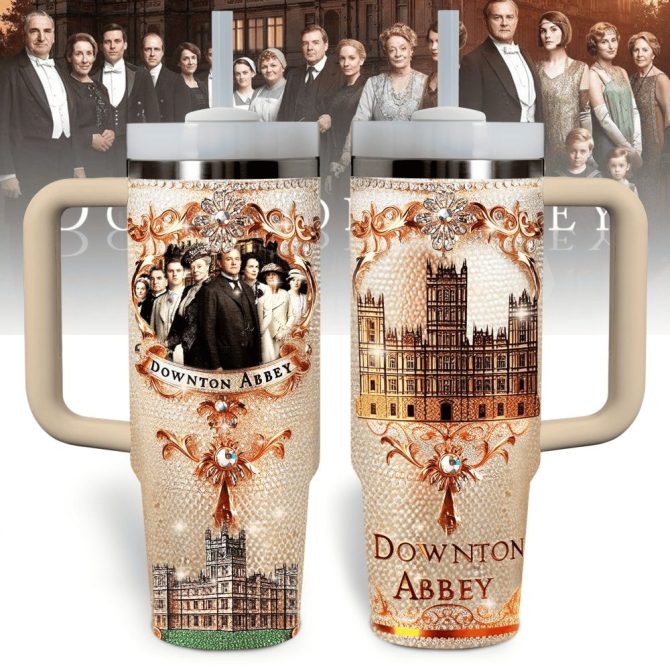 Downton Abbey Movies Custom Stanley Quencher 40Oz Stainless Steel Tumbler With Handle