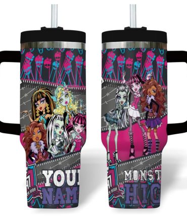 Draculaura Movies Custom Stanley Quencher 40Oz Stainless Steel Tumbler