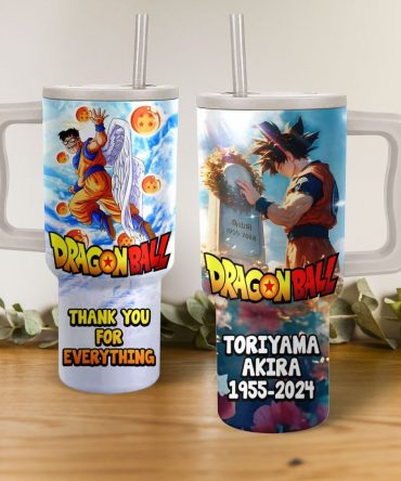 Dragon Ball Z Cartoon Custom Stanley Quencher 40Oz Stainless Steel