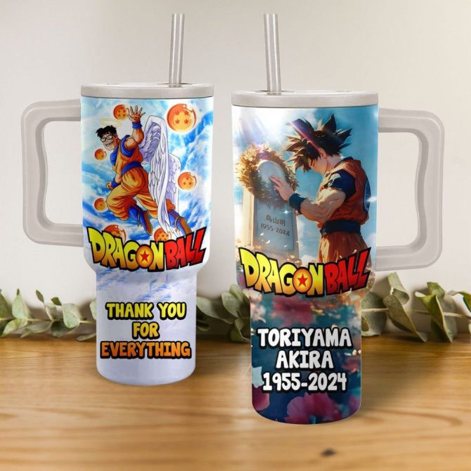 Dragon Ball Z Cartoon Custom Stanley Quencher 40Oz Stainless Steel