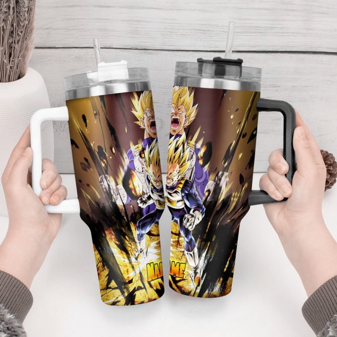 Dragon Ball Z Movies Custom Stanley Quencher 40Oz Stainless Steel Tumbler With Handle - Image 3