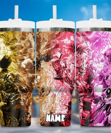 Dragon Ball Z Movies Custom Stanley Quencher 40Oz Stainless Steel Tumbler With Handle