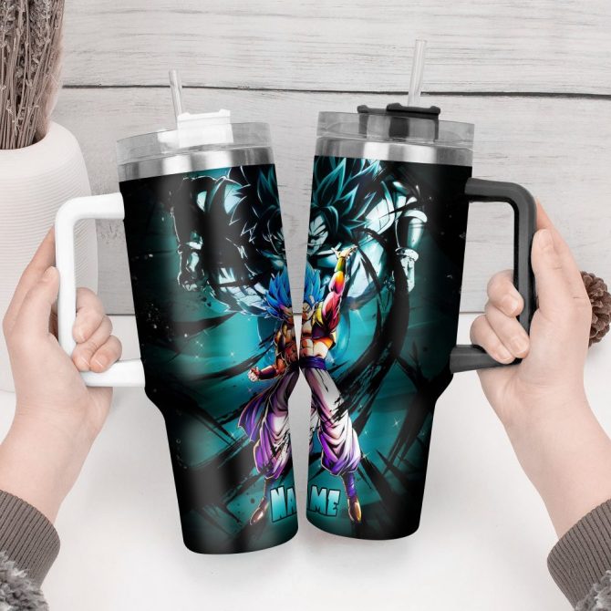 Dragon Ball Z Movies Custom Stanley Quencher 40Oz Stainless Steel Tumbler With Handle - Image 3