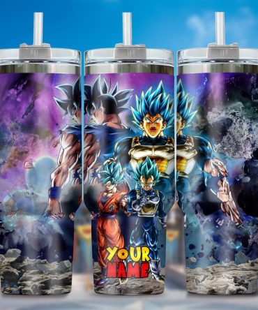 Dragon Ball Z Movies Custom Stanley Quencher 40Oz Stainless Steel Tumbler With Handle