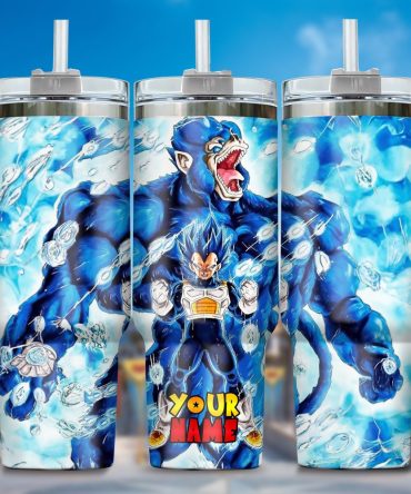 Dragon Ball Z Movies Custom Stanley Quencher 40Oz Stainless Steel Tumbler With Handle