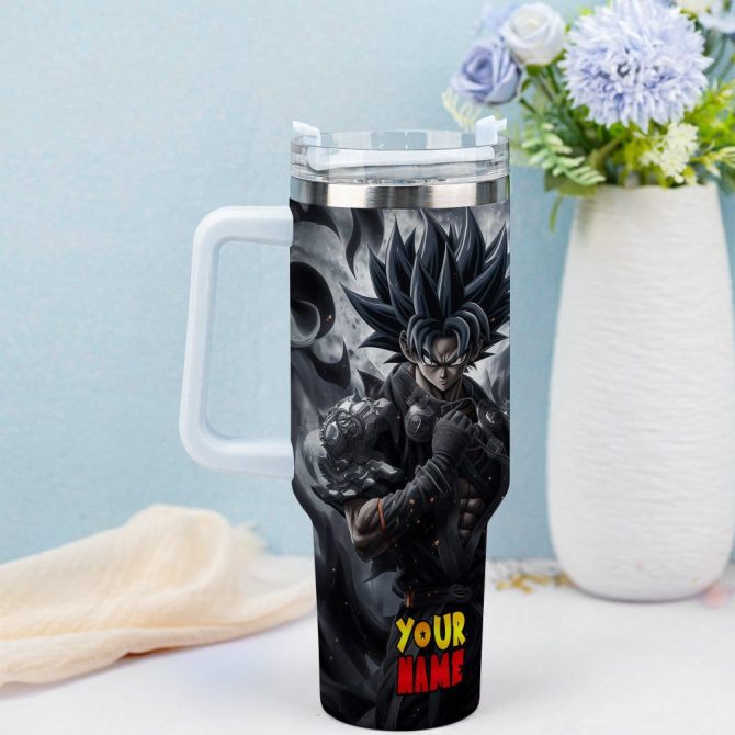 Dragon Ball Z Movies Custom Stanley Quencher 40Oz Stainless Steel Tumbler With Handle - Image 2