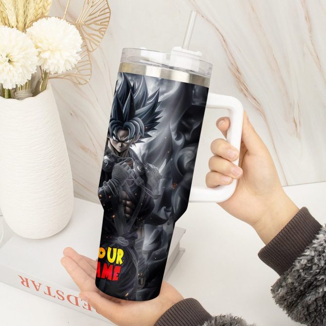 Dragon Ball Z Movies Custom Stanley Quencher 40Oz Stainless Steel Tumbler With Handle - Image 3