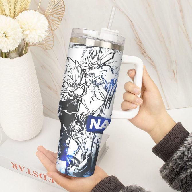 Dragon Ball Z Movies Custom Stanley Quencher 40Oz Stainless Steel Tumbler With Handle - Image 2