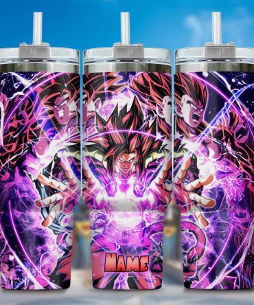 Dragon Ball Z Movies Custom Stanley Quencher 40Oz Stainless Steel Tumbler With Handle