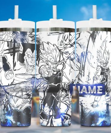 Dragon Ball Z Movies Custom Stanley Quencher 40Oz Stainless Steel Tumbler With Handle