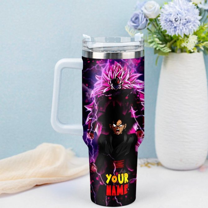 Dragon Ball Z Movies Custom Stanley Quencher 40Oz Stainless Steel Tumbler With Handle - Image 2