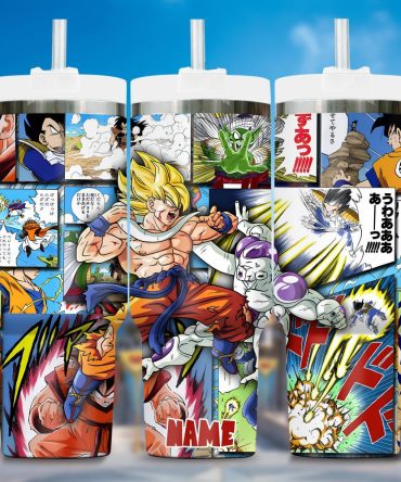 Dragon Ball Z Movies Custom Stanley Quencher 40Oz Stainless Steel Tumbler With Handle