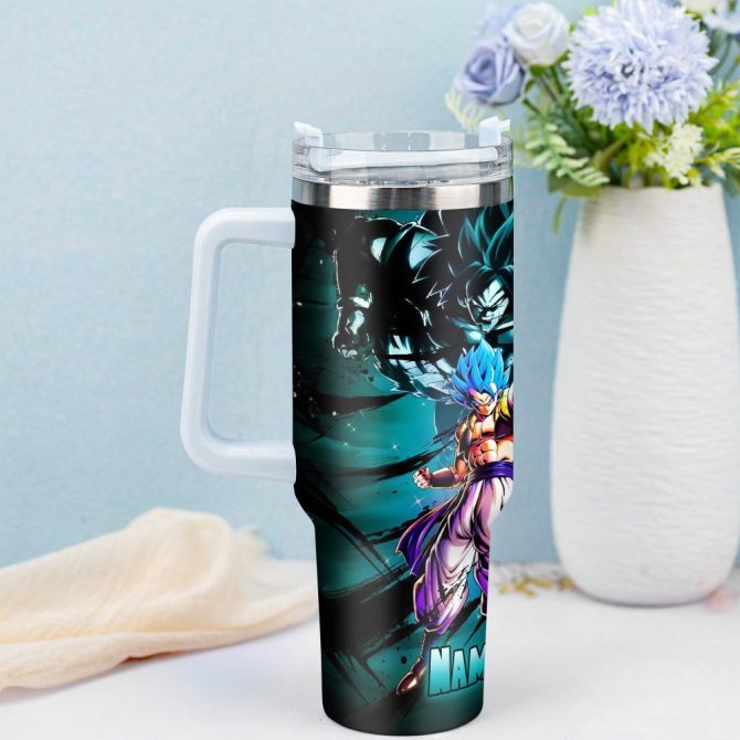 Dragon Ball Z Movies Custom Stanley Quencher 40Oz Stainless Steel Tumbler With Handle - Image 4