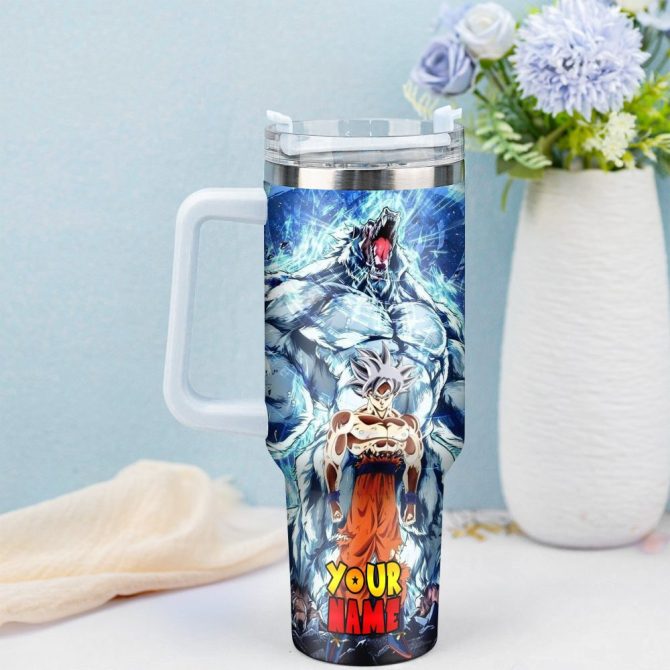Dragon Ball Z Movies Custom Stanley Quencher 40Oz Stainless Steel Tumbler With Handle - Image 2