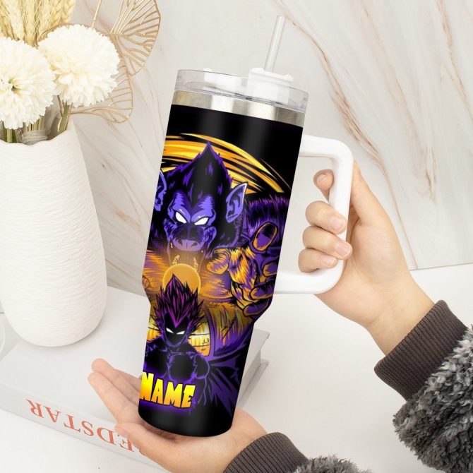 Dragon Ball Z Movies Custom Stanley Quencher 40Oz Stainless Steel Tumbler With Handle - Image 3
