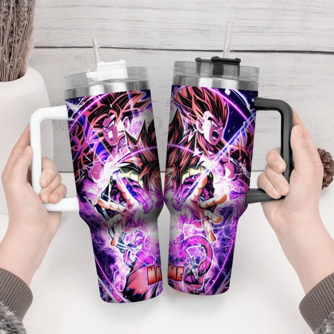 Dragon Ball Z Movies Custom Stanley Quencher 40Oz Stainless Steel Tumbler With Handle - Image 2