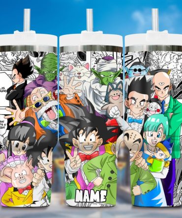 Dragon Ball Z Movies Custom Stanley Quencher 40Oz Stainless Steel Tumbler With Handle