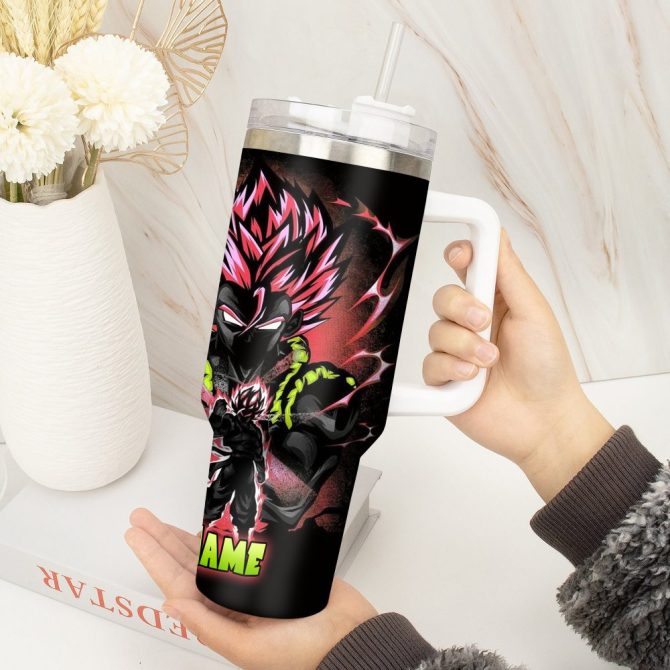 Dragon Ball Z Movies Custom Stanley Quencher 40Oz Stainless Steel Tumbler With Handle - Image 4