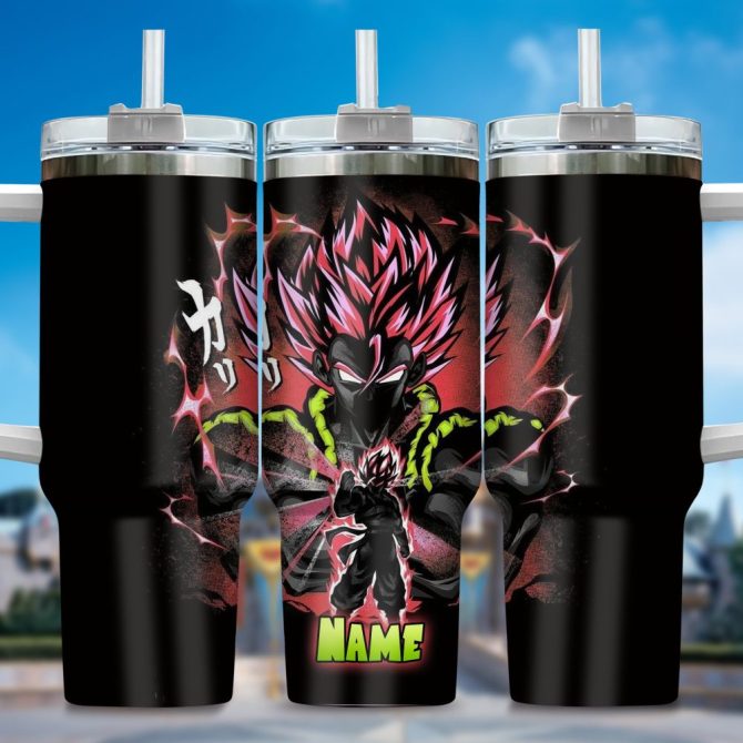 Dragon Ball Z Movies Custom Stanley Quencher 40Oz Stainless Steel Tumbler With Handle