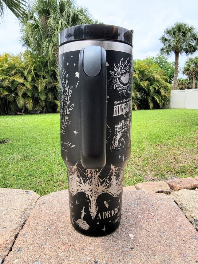 Dragon Rider Custom Stanley Quencher 40Oz Stainless Steel Tumbler - Image 6