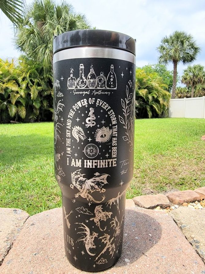 Dragon Rider Custom Stanley Quencher 40Oz Stainless Steel Tumbler - Image 4