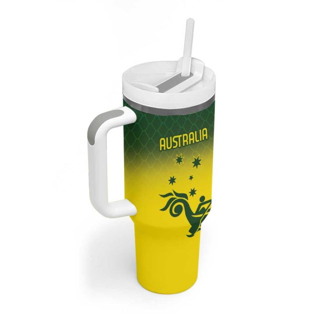 Dragons Boat Aussie Paddles Up! Custom Stanley Quencher 40Oz Stainless Steel Tumbler With Handle - Image 3