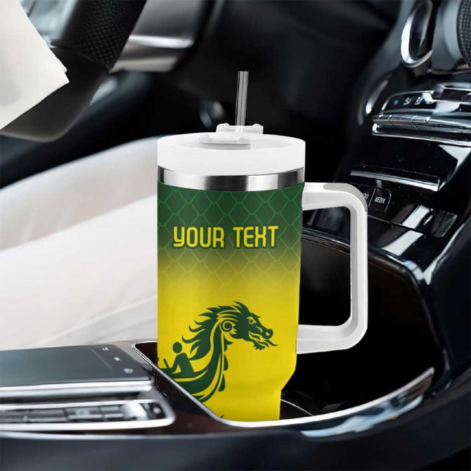 Dragons Boat Aussie Paddles Up! Custom Stanley Quencher 40Oz Stainless Steel Tumbler With Handle - Image 8