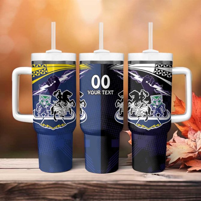 Dragons-Cowboys Combine Storm-Warriors Sport Style Version Custom Stanley Quencher 40Oz Stainless Steel Tumbler With Handle