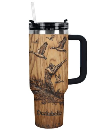 Duck Hunting Custom Stanley Quencher 40Oz Stainless Steel Tumbler With Handle